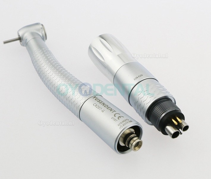 YUSENDENT® CX207-GN-PQ tandheelkundig glasvezelhandstuk compatibel met NSK Roto-snelkoppeling